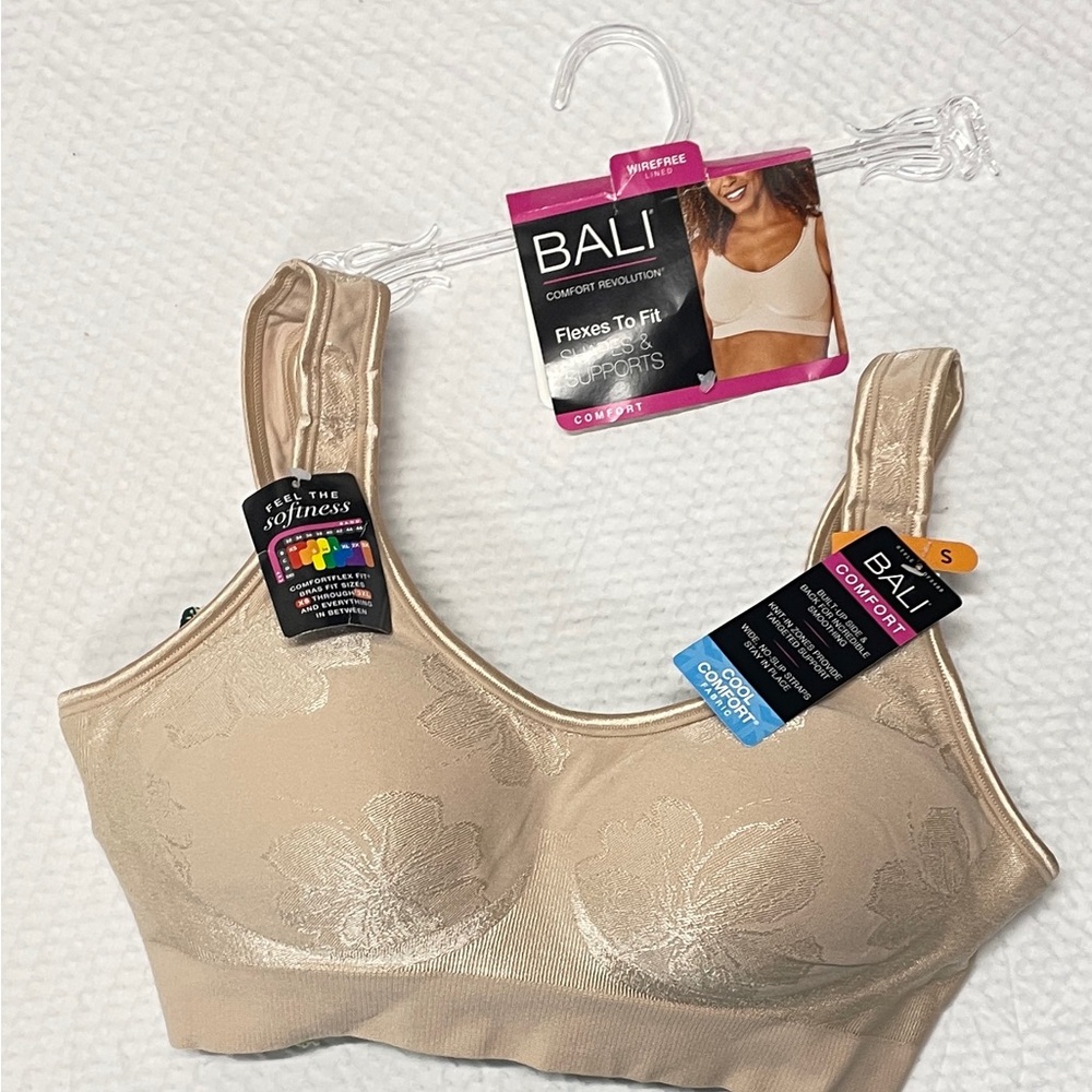NWT BALI Comfort Revolution ComfortFlex Fit Shaping Wireless Bra Size Small